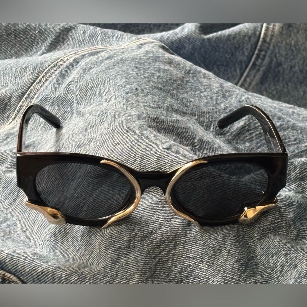 Black and Gold Sunglasses